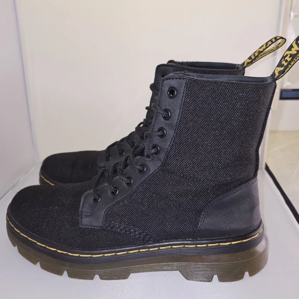 Doc Martens Black Canvas Ankle 